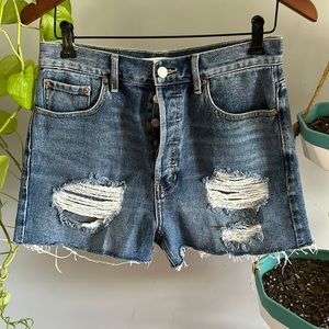 Pacsun Ultra High Rise Vintage Short